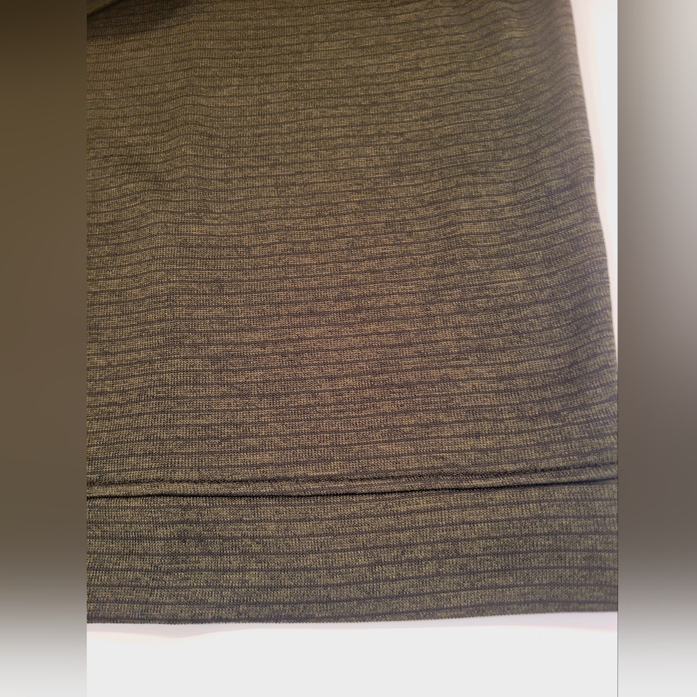 Under Armour Men's Dark Olive Quarter-Zip Shirt - Picture 5 of 8